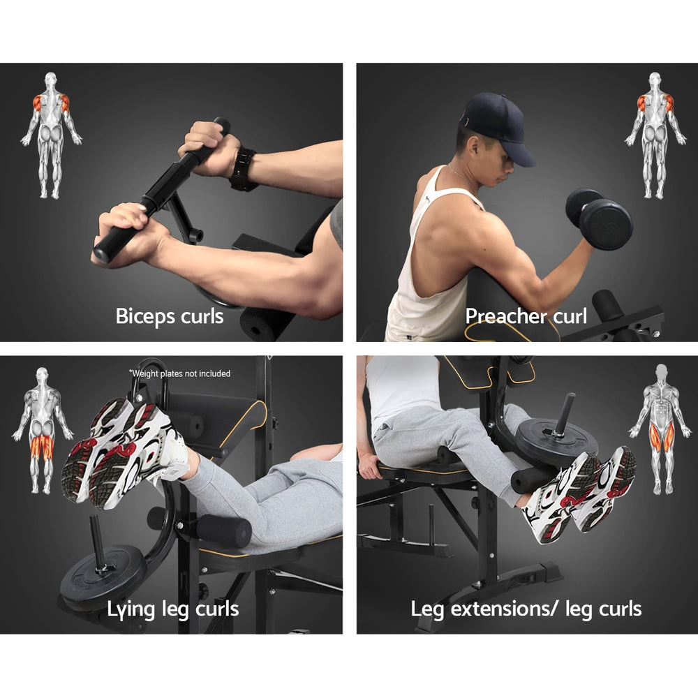 EVERFIT 10 IN 1 ADJUSTABLE GYM STATION
