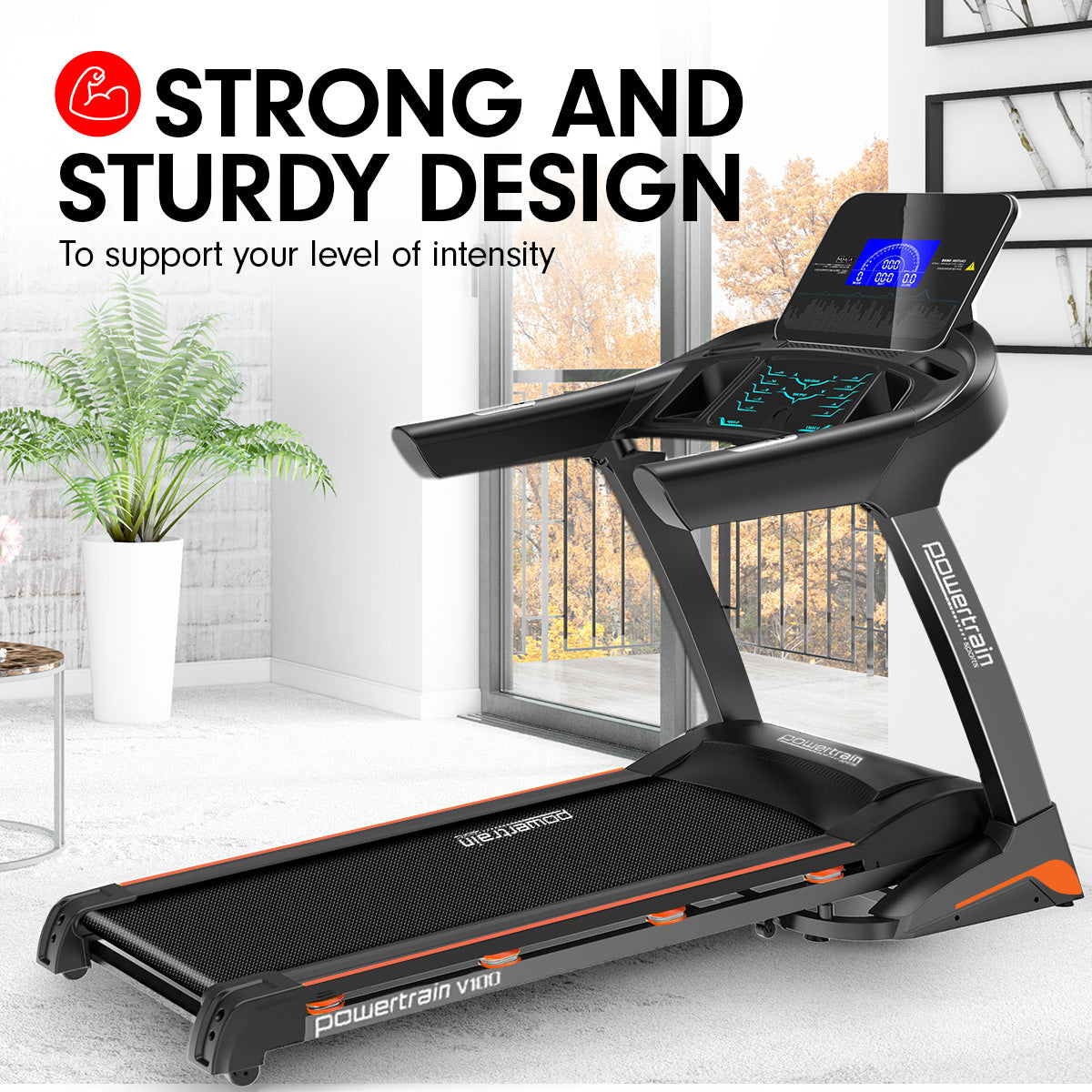 POWERTRAIN V100 3.0HP TREADMILL