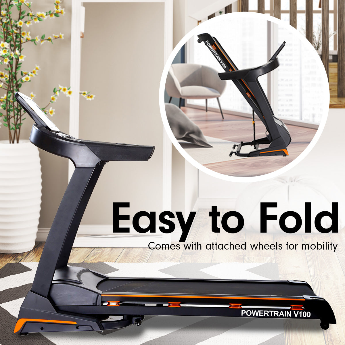 POWERTRAIN V100 3.0HP TREADMILL