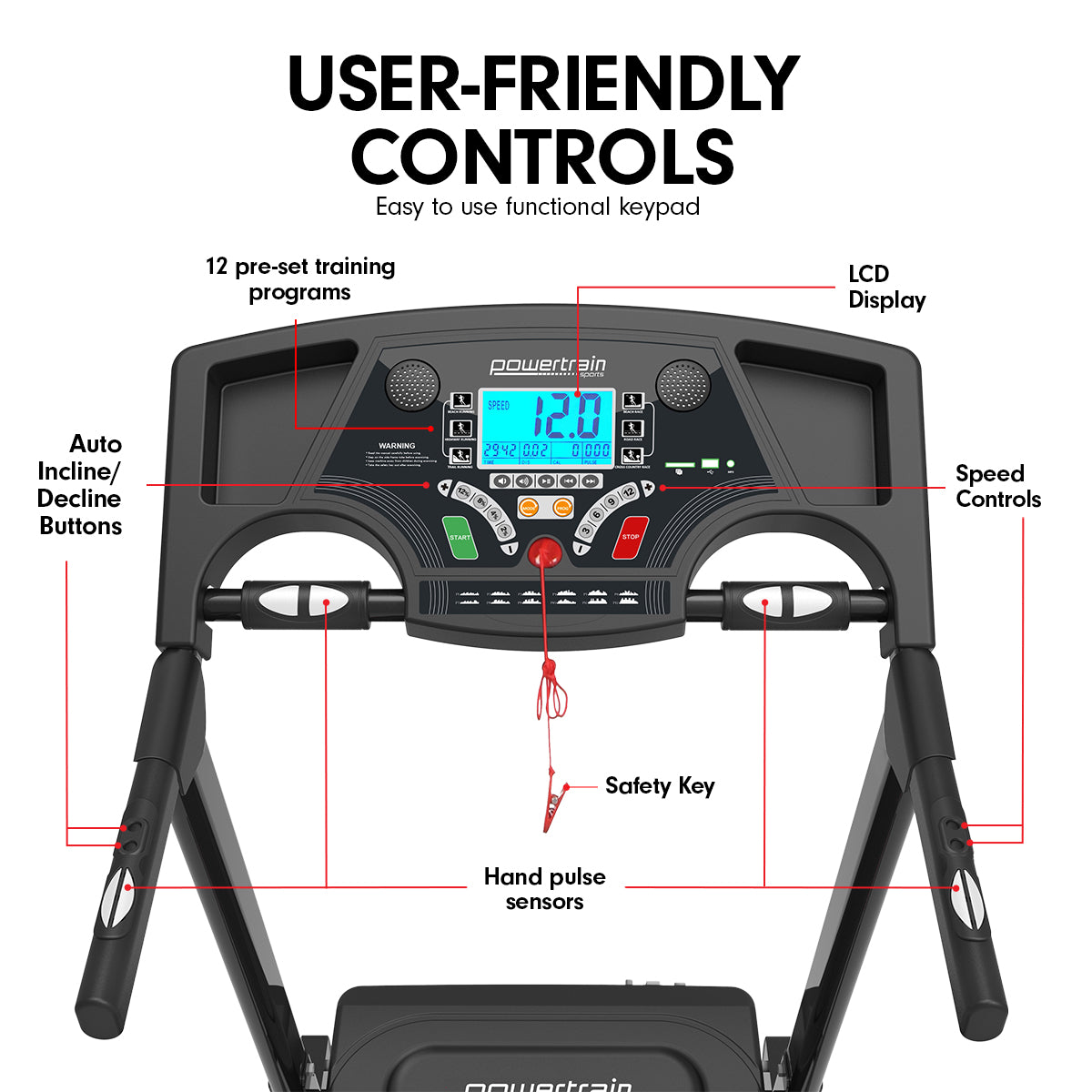 POWERTRAIN K200 TREADMILL