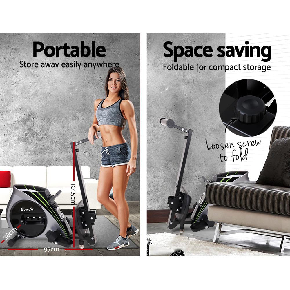EVERFIT RESISTANCE ROWING MACHINE
