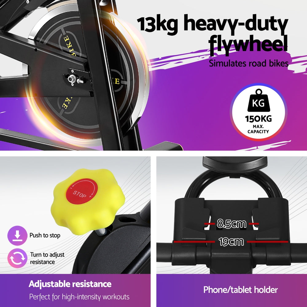 EVERFIT SPIN EXERCISE BIKE