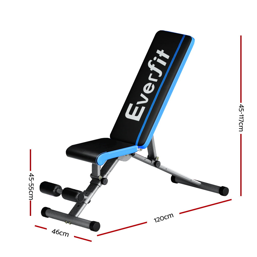 EVERFIT 330KG ADJUSTABLE WEIGHT BENCH