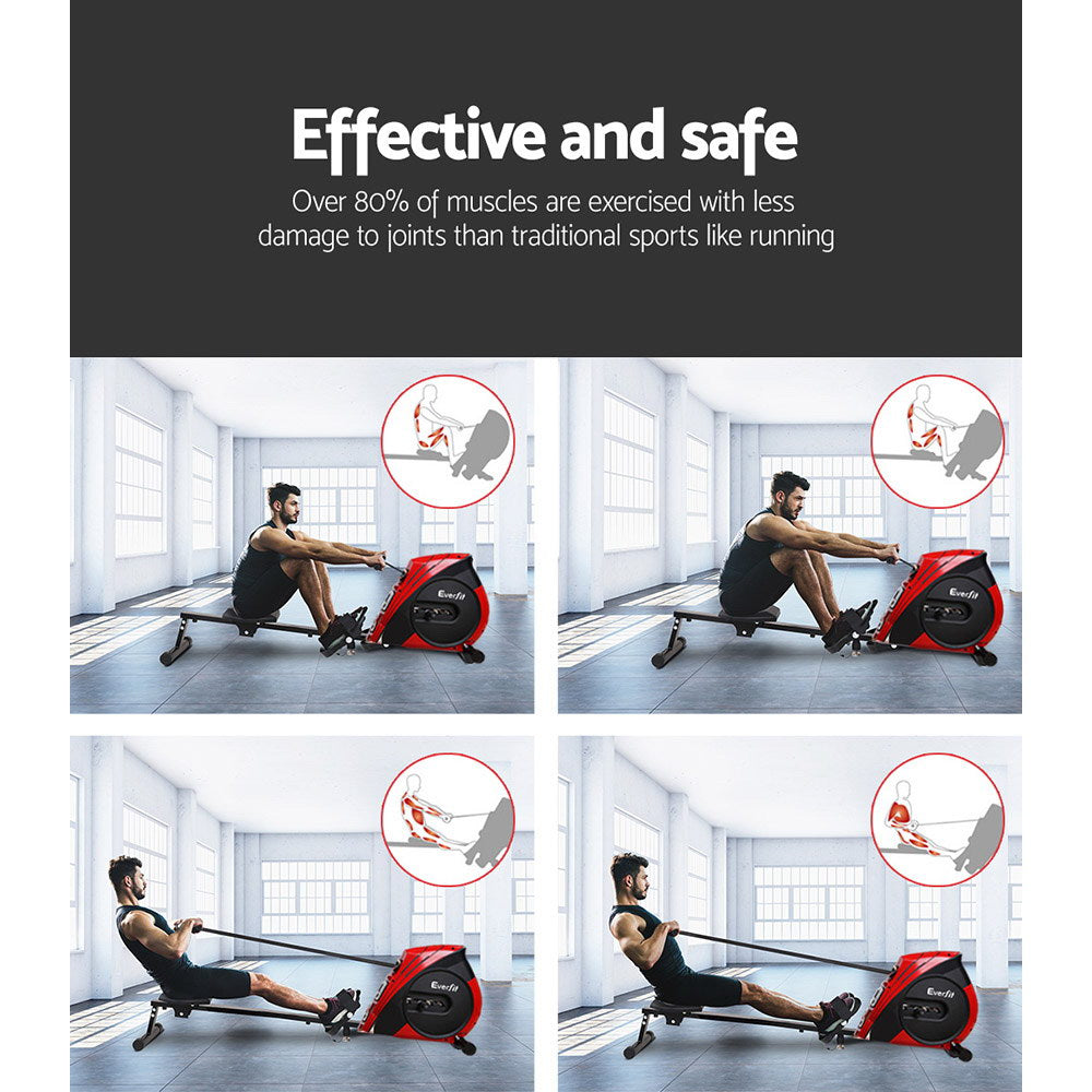 EVERFIT 4 LEVEL ROWING MACHINE