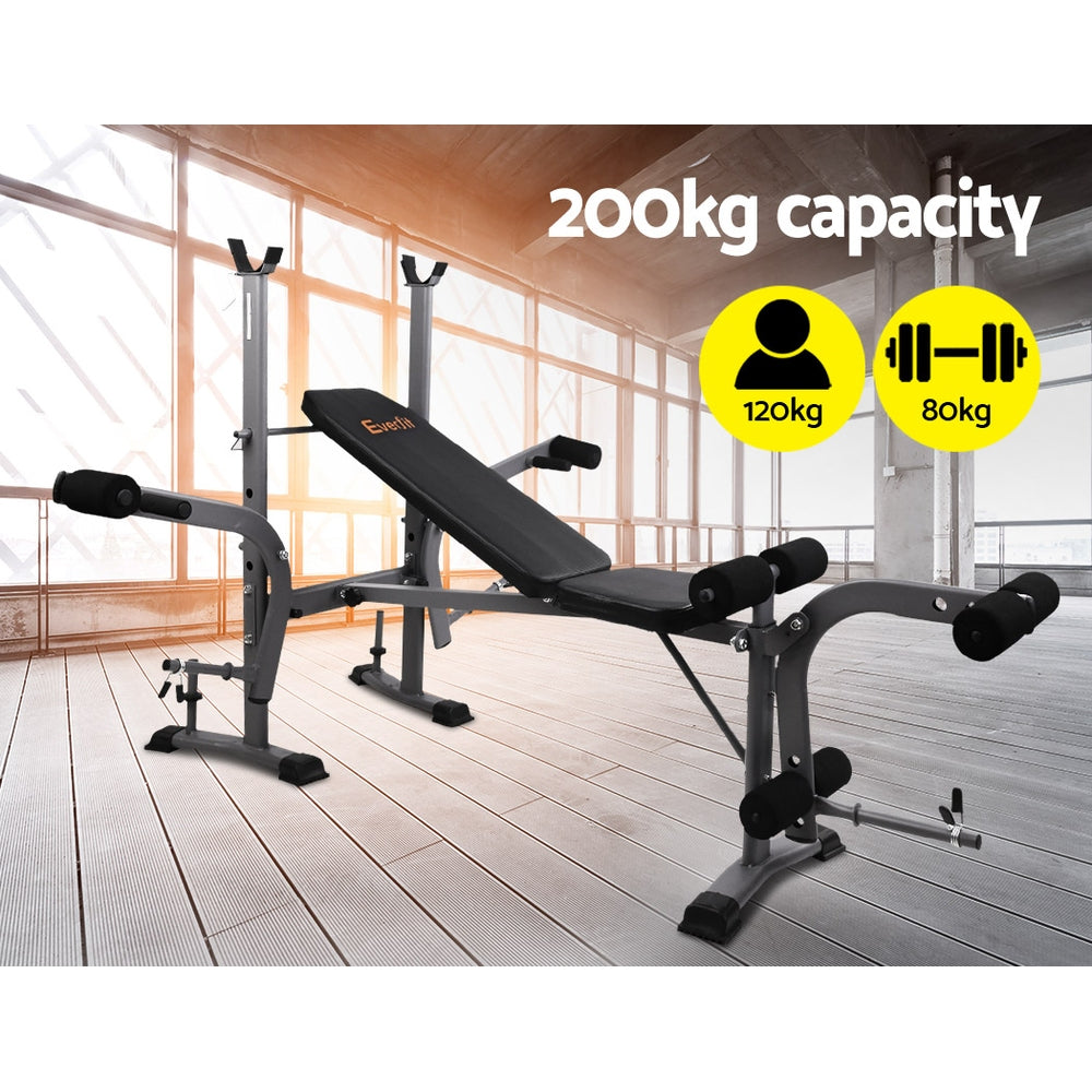 EVERFIT 8 IN 1 ADJUSTABLE GYM STATION